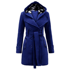 NOROZE Women’s Fleece Coat | Long Sleeve Belted Button Jacket | Warm Winter Outerwear | UK Sizes 8–26