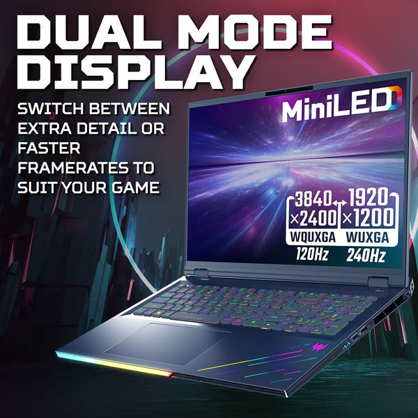 Acer Predator Helios 18 AI, Intel Core Ultra 9, 64GB RAM, 1TB SSD NVIDIA Geforce RTX 5090, 18 Inch Gaming Laptop, NH.QVWEK.005