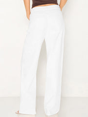 [Petite]KatchMe Women'S Wide Leg Jeans - Mid Rise Relaxed Fit Denim Pants, Soft Stretch Comfortable Trousers for Fall & Winter, Streetwear Casual Bottoms