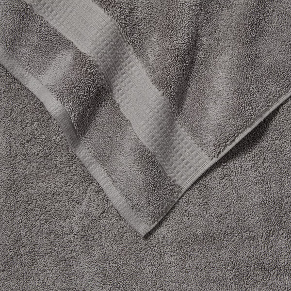 Grandeur 100% Hygro Cotton Bath Towels, Pack of 2 in Grey