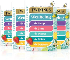 Twinings Advent Calendar 2025 Premium Tea Selection, 24 Delightful Green & Herbal Infusion Tea Bags