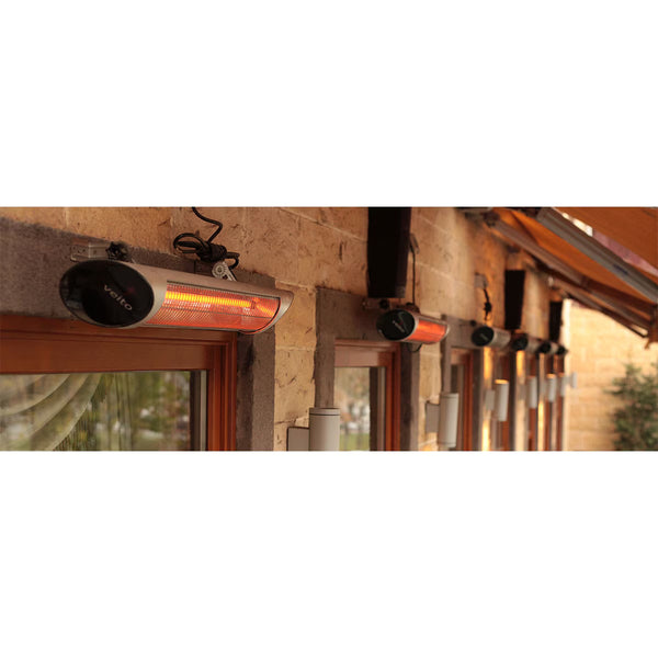 Veito Blade S2500 Indoor and Outdoor Carbon Infrared Heater - Silver