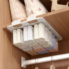 15 Compartment Wall-Mounted Underwear and Socks Organizer! for Easy Viewing, Drawer-Style Design for Convenient Access. 15 Sections for Neat Storage of Underwear, Panties, Socks, and Other Small Items. Layered Design Maximizes