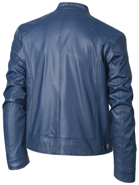 Men'S Biker Jacket for Fall Winter