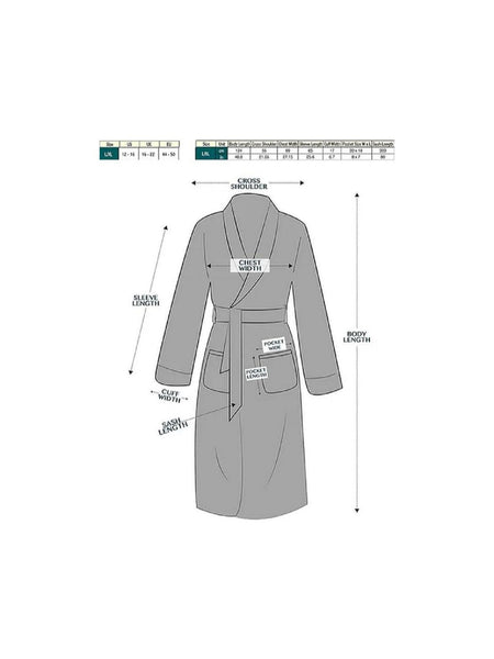Unisex Bathrobe 100% Egyptian Cotton Terry Toweling Shawl Dressing Gown White Perfect for Hotel Spa Mens & Womens Robe