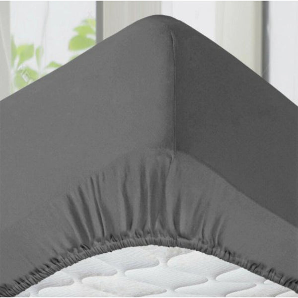 4B 40CM Extra Deep Fitted Sheets with All Around Elastic, Secure Fit for Thick & Pillow Top Mattresses, Wrinkle Resistant Bedding for Everyday Use, Easy Wash & Quick Dry, Smooth Finish for Modern Bedrooms, Durable Long Lasting Mattress Cover, Multiple Siz