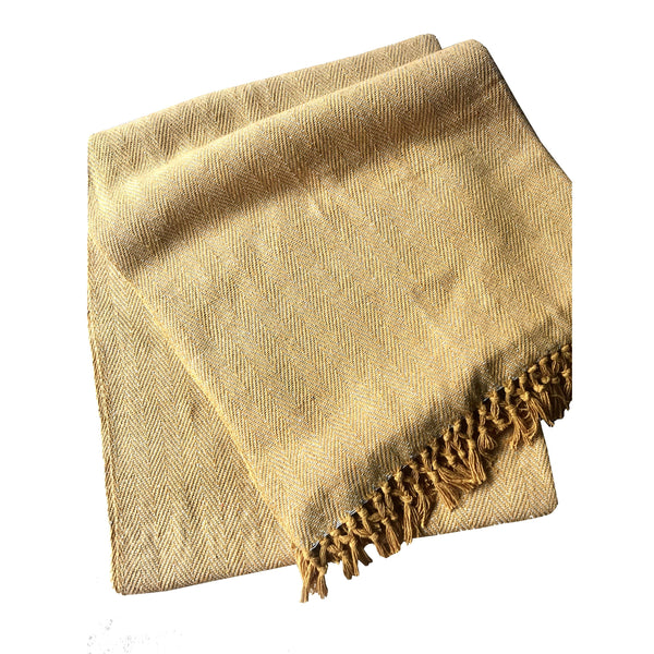 Cotton Herringbone Sofa Throw Blanket 260x260cm (perfect for KING sized bed) – Soft, Cozy & Warm Bed or Sofa Blanket, 13 Colours, Machine Washable, Hypoallergenic, Perfect Gift for Home or Travel