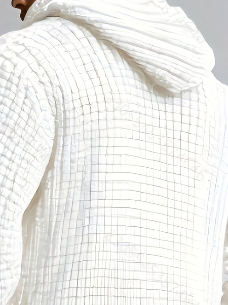 Men's Casual Sport Sweater, Long Hooded Knit Cardigan with Thick Yarn Knitting, Large Side Pockets, Loose Fit, Warm and Stylish, for a Casual and Stylish Look