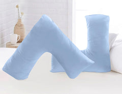 V shaped pillow case microfiber Back & Neck Support Pregnancy/Nursing V Pillowcase cover only Microfiber.