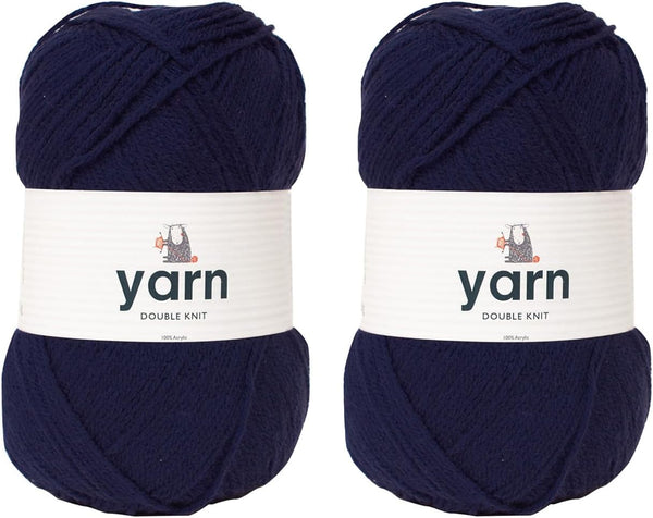 Korbond DK Beige Yarn - 100G Acrylic Wool - Lightweight, Hypoallergenic & Durable Double Knit Crochet Yarn Knitting Wool (290M Total)