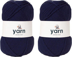 Korbond DK Beige Yarn - 100G Acrylic Wool - Lightweight, Hypoallergenic & Durable Double Knit Crochet Yarn Knitting Wool (290M Total)