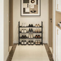 4-Layer Metal Shoe Rack Shoe Storage Organizer Shoe Storage Rack Save Space Used In Living Room Passage Corridors And Cloakrooms