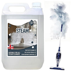 5 Litres Steam Fresh Linen Scent For Steam Mops & Cleaners Ideal For Floors, Tiles, Glass & Washable Hard Surfaces