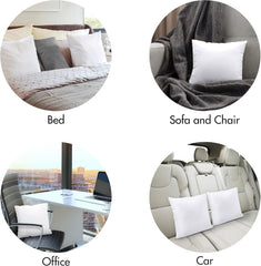 Utopia Bedding Cushion Inner Pads (Pack of 2), 45 X 45 Cm (18 X 18 Inches) Cushion Stuffer Inserts, Hollowfibre Pillows (White)