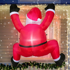 Joiedomi 6 FT Christmas Inflatable Santa with Gift Bag, Blow up Xmas Inflatable Decorations with Build in Leds for Christmas Decor, Yard Indoor Outdoor Garden Lawn Winter Decorations