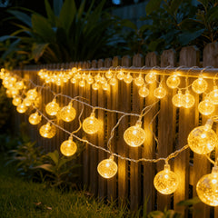 LED Fairy Lights Bulbs Glass Bulbs IP44 Retro Lighting for Indoor/Outdoor Decoration for Garden Party Patio Room Balcony Warm White(10m/20m/30m, 80 LED/160 LED/240 LED)