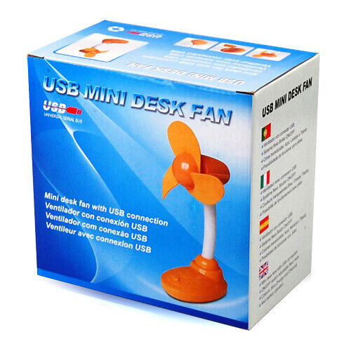 USB Desk Fan Small Electric Quiet Bedroom Quiet Silent Mini Bedroom Desk Office