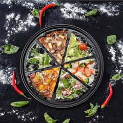Non-Stick Pizza Baking Pan Round Mesh Tray Set of Three - 26/28/32cm