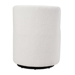 360°Swivel Sherpa Accent Chair With Hidden Storage, Accent Tub Armchair with 360° Rotating Metal Base, Comfy Boucle Chair Sofa Reading Chair With Storage Space for Living Room Bedroom