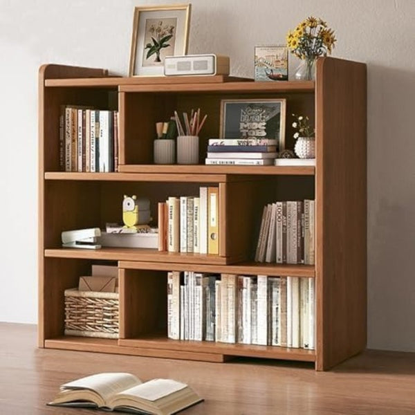 Expandable Desktop Bookcase, Freestanding Multi-layer Bookshelves, Adjustable Width Bookshelf Book Shelf Storage Unit, Multifunctional Storage Rack Book Shelf for Home Office Storage Organization