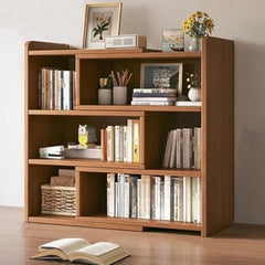 Expandable Desktop Bookcase, Freestanding Multi-layer Bookshelves, Adjustable Width Bookshelf Book Shelf Storage Unit, Multifunctional Storage Rack Book Shelf for Home Office Storage Organization