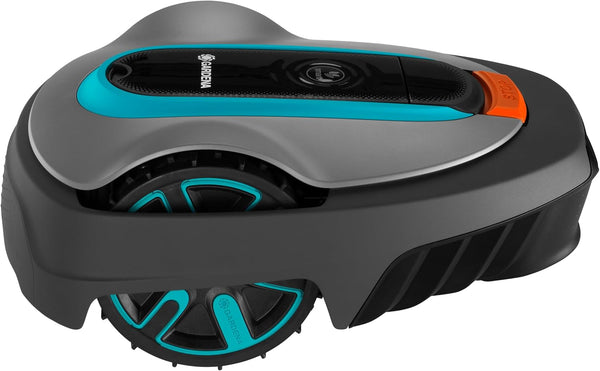 Gardena Smart SILENO City Robot Lawn Mower 500 M² Set: Innovative LONA AI Technology, Adjustment via App, Sensorcontrol, for Slopes up to 35%, Smart Gateway, Version with UK Plug(19602-68)