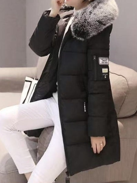 Women's thick and warm winter coat - Cold-proof jacket, suitable for daily and formal occasions - Fashionable outerwear, Women's winter clothing, formal coat, casual coat, mid-length design, easy to care for material, durable fabric