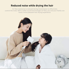 Xiaomi Ionic Hair Dryer H300,20 M/S Super Large Air Flow,2-Speed Three Temperature Settings,Powerful And Fast Hair Dryer, Hot And Cold Air Constant Temperature Hair Care Without Damage