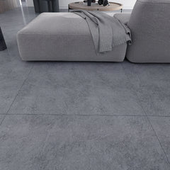 24 Pcs Self-Adhesive Grey Marble Floor Tiles Sticker Non-slip Textured Grip Vinyl Flooring Tiles Stick On Wall Floor Kitchen Bathroom Living Room Bedroom Decor, 30cm*30cm/12*12in