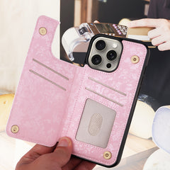 Phone Case - (2D)Phone Case - Wallet Case for Iphone 17 Promax/Pro/ Air, 16 Plus, 15, 14 Pro Max, 13, 12, 11And Galaxy.Featuring a Floral Design, a Back Flip Folio Made of Faux Leather, Designed for Women And Girls
