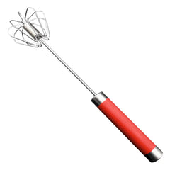 SUL Egg Whisk, Hand Push Whisk Blender, Egg Beater, Milk Frother, Rotating Push Mixer Stirrer for Whisking, Beating, Stirring