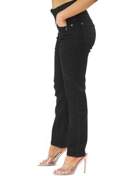 MYT Womens Elasticated Waist Jeans Tummy Control Stretch Ladies Denim Jeggings Size 10-24