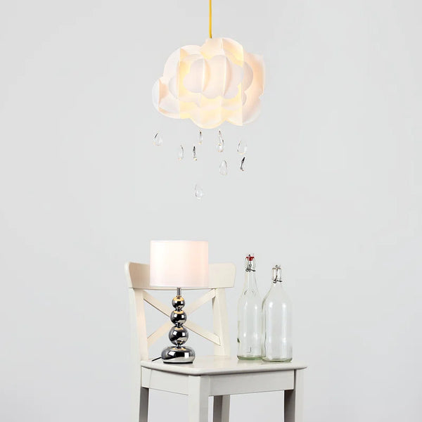 47Cm H Plastic Novelty Pendant Shade ( Screw on ) in White