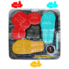 Blue Whale Spa San Julien 89-Jet 5 Person Hot Tub in Black/ White - Delivered and Installed