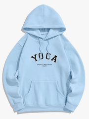 This Oversized Hoodie for Women Showcases a Striking Letter Print. It Has a Relaxed Fit And a Casual Pullover Style, Making It a Must-Have Layering Item for The Spring And Fall Seasons