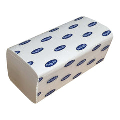 Bulky Soft Premium Z-Fold 2Ply White Hand Towels | 5 x 150's Per Sleeve | 750 Towels
