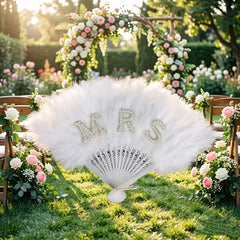 [Wifey Fan] 1pc WIFEY/MRS Fan Adult Novelty Party Gift, Wedding Additions, Bridesmaids, Grooms, Brides, Grooms Additions, Singles Party, Honeymoon Additions, The Best Gift for Your Partner