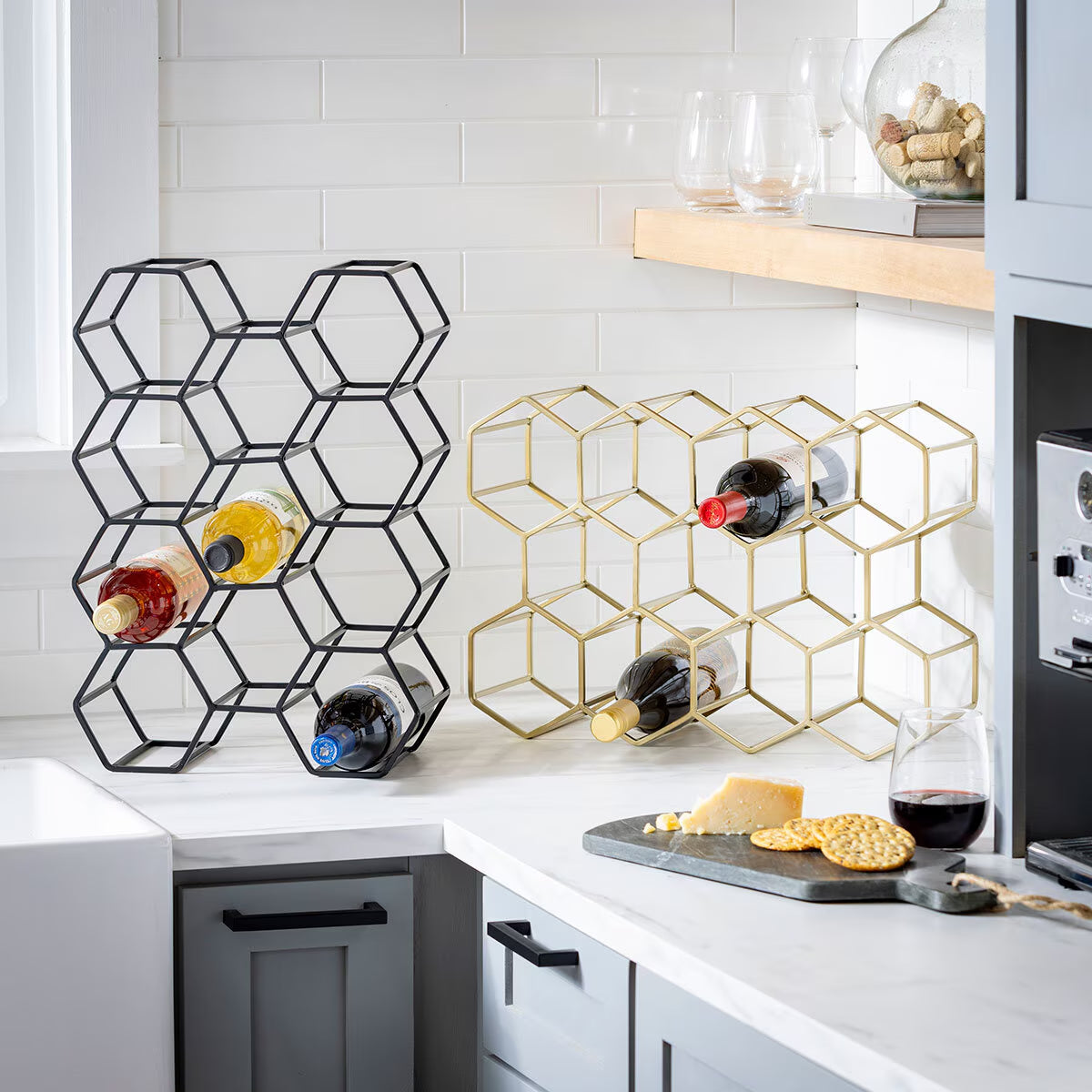Evergreen 11 Bottle Wine Rack in 2 Colours – CHERISH LEWIS