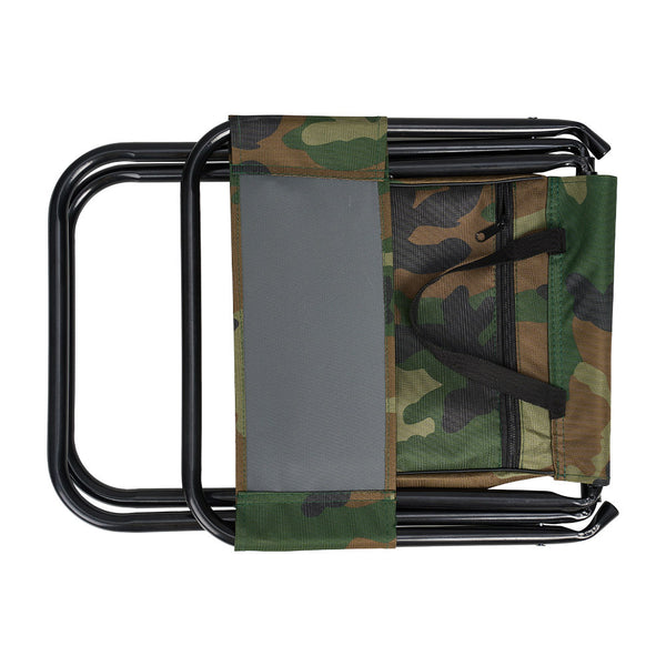 1PC Folding Chair with Storage, Foldable Fishing Seat Lightweight Chair, Portable Chair Home, Small/Large More Colors