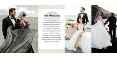 Fashion Men's Leisure Boutique Slim Fit Light Business Suit Set, Wedding Ball Dress Jacket + Vest + Pants 3pcs Suit.