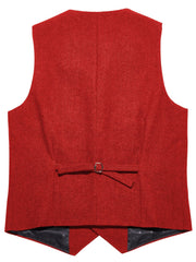 Men'S Vest Retro Fashion Groom Wedding Party Vest Men'S Herringbone Casual Business Waistcoat