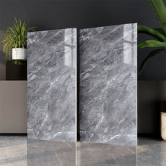 10pcs 3D Marble Wall Tiles, Self-Adhesive PVC Wall Panels, Thickened Design, Home Decoration Wall Stickers, Peel and Stick, Easy to Clean and Cut, Suitable for Renovation of Bathrooms, Living Rooms, Kitchens, Bedroom