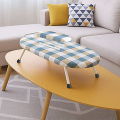 1pc Compact Folding Ironing Board with Pink Floral Pattern - Space-Saving, Easy Storage, Multi-Use Design for Home Use, Durable Plastic Material, Ironing Boards