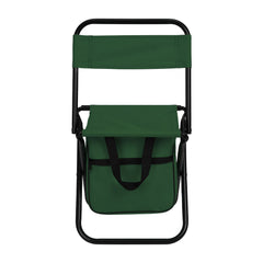 1PC Folding Chair with Storage, Foldable Fishing Seat Lightweight Chair, Portable Chair Home, Small/Large More Colors