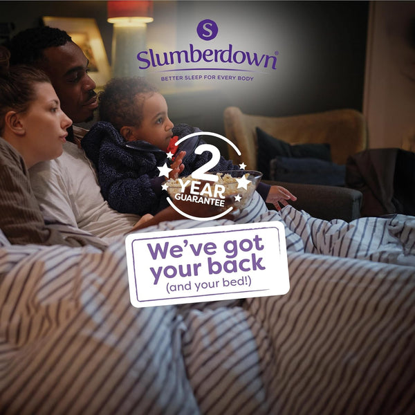 Slumberdown Feels like down King Size Duvet 13.5 Tog - Ultra Soft Extra Warm & Snuggly King Quilt for Cold Winter Nights | UK Made, Non-Allergenic & Washable (225 X 220Cm)