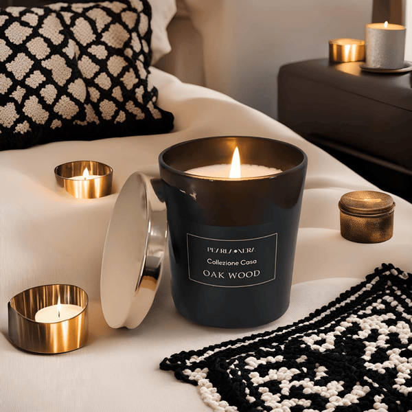Scented Candles 7oz Soy Wax Candles for Home- Arabian Oudh Amber Rose Blossom - Meditation Aromatherapy Candle Gift Set- Relaxation Gifts for Women and Men- Upto 60 Hours