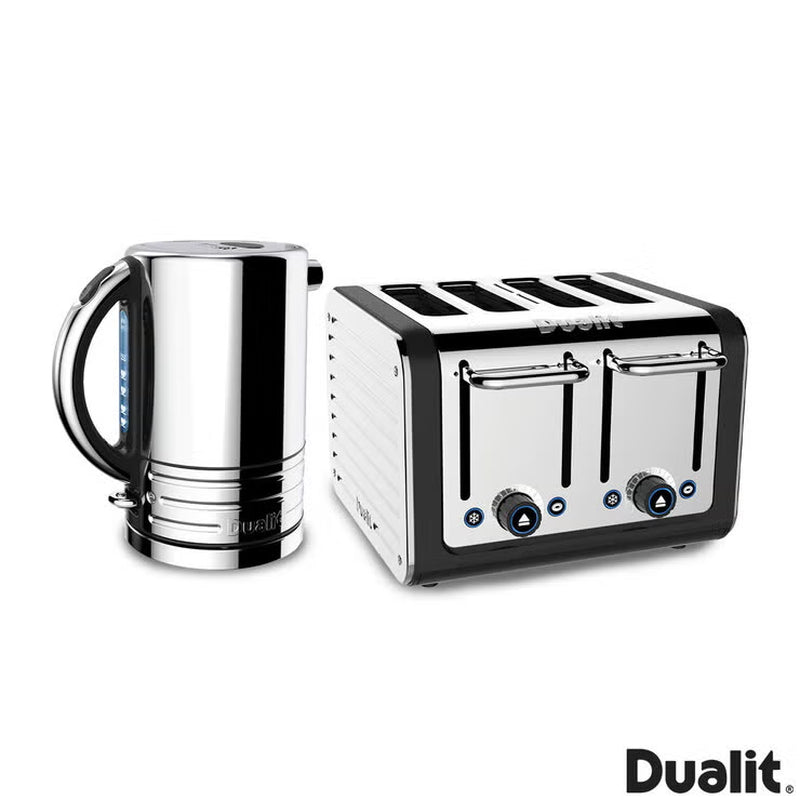Dualit Architect Kettle & 4 Slot Toaster, Matt Black