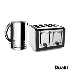 Dualit Architect Kettle & 4 Slot Toaster, Matt Black