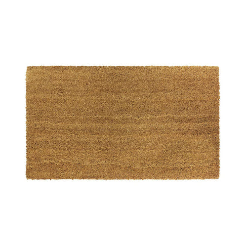JVL Manor Natural Coir Latex-Backed Door Mat, 40 X 70Cm - 2 Pack