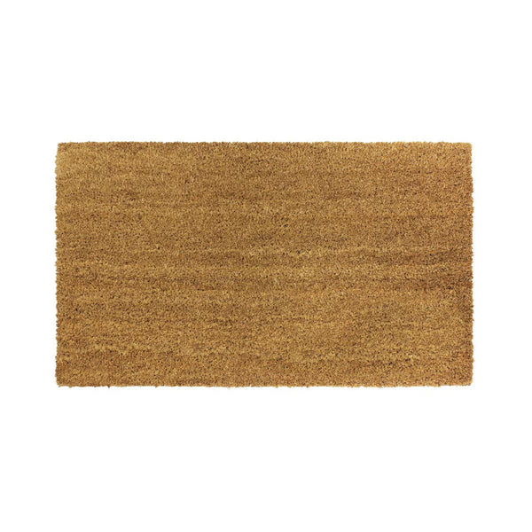 JVL Manor Natural Coir Latex-Backed Door Mat, 40 X 70Cm - 2 Pack